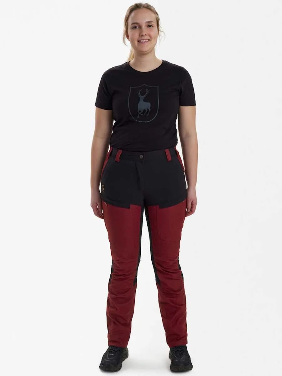 DEERHUNTER Lady Ann Trousers - Oxblood Red