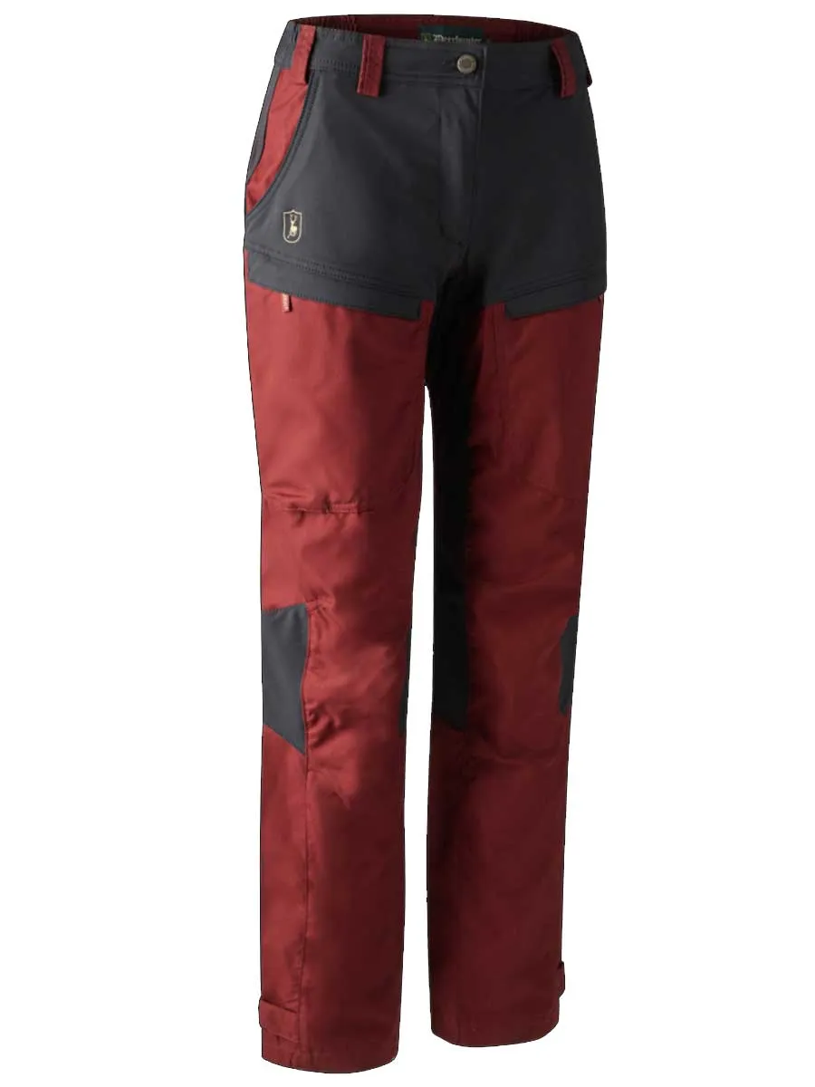 DEERHUNTER Lady Ann Trousers - Oxblood Red