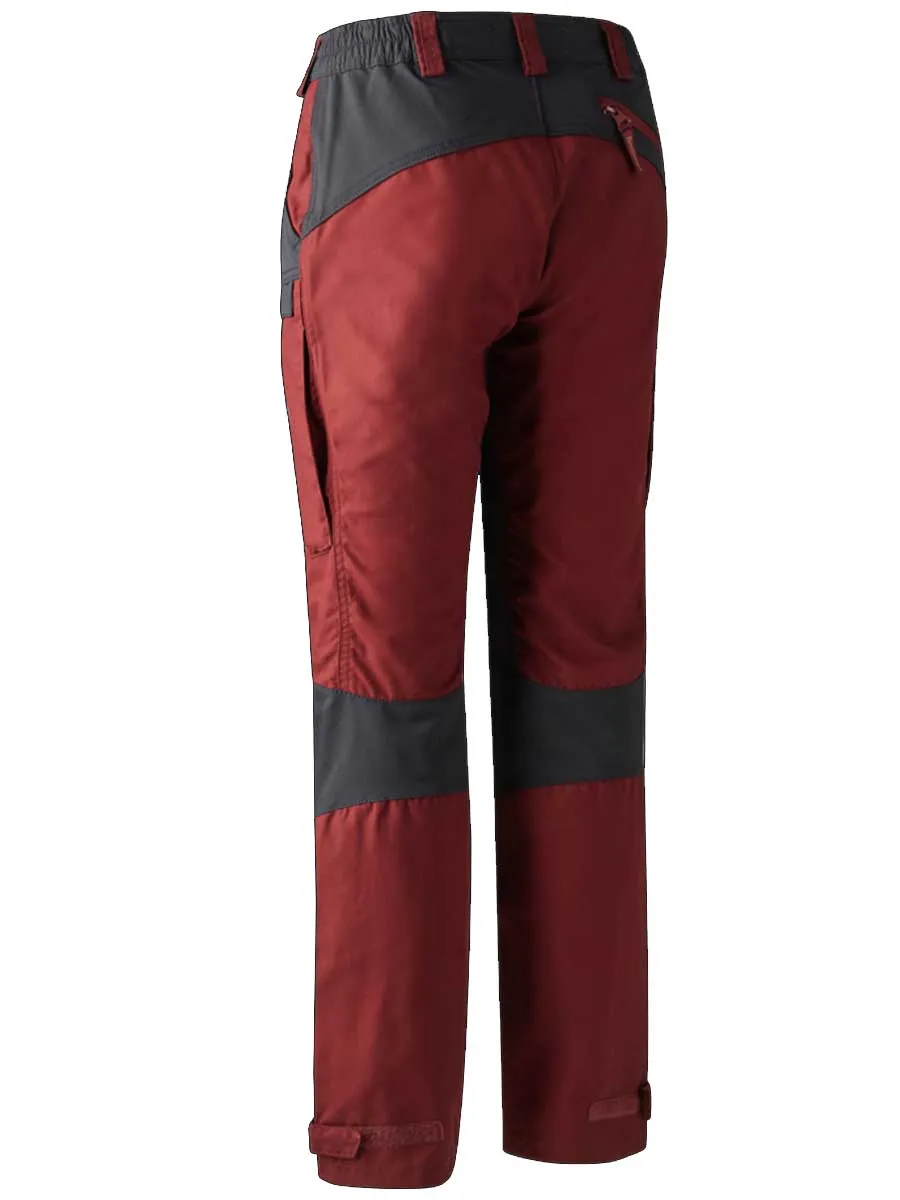 DEERHUNTER Lady Ann Trousers - Oxblood Red