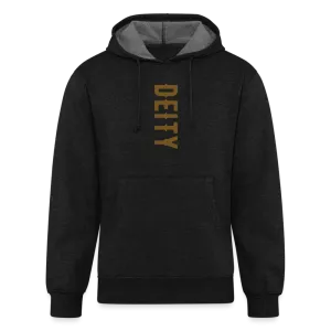 Deity Glitz Print Unisex Organic Hoodie