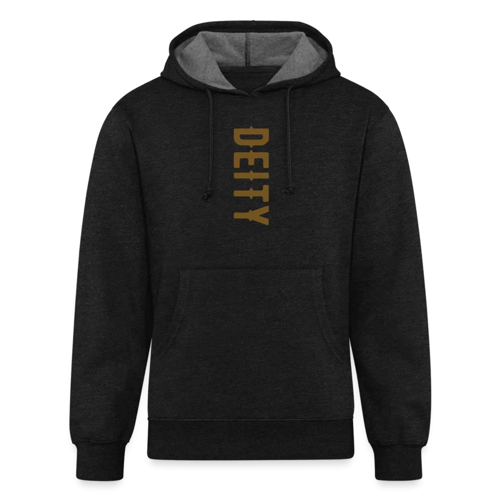 Deity Glitz Print Unisex Organic Hoodie