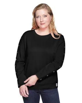 Dialysis Shirts for Women with Easy Arm Port Access Makes Best Dialysis or Cancer Patient Gift  Black