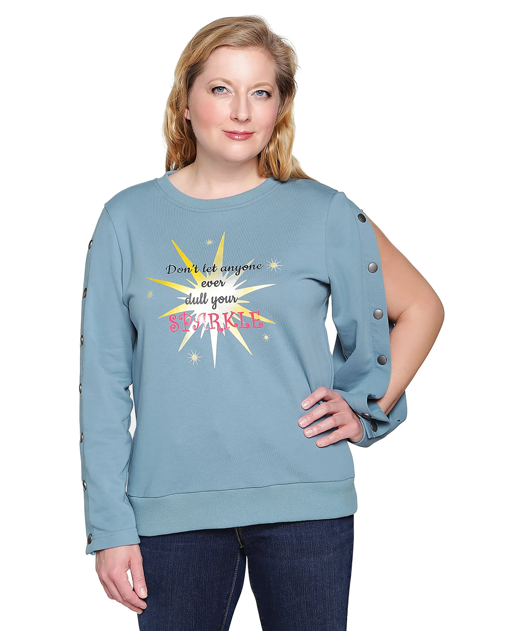 Dialysis Shirts for Women with Easy Arm Port Access Makes Best Dialysis Patient Gift "Sparkle"