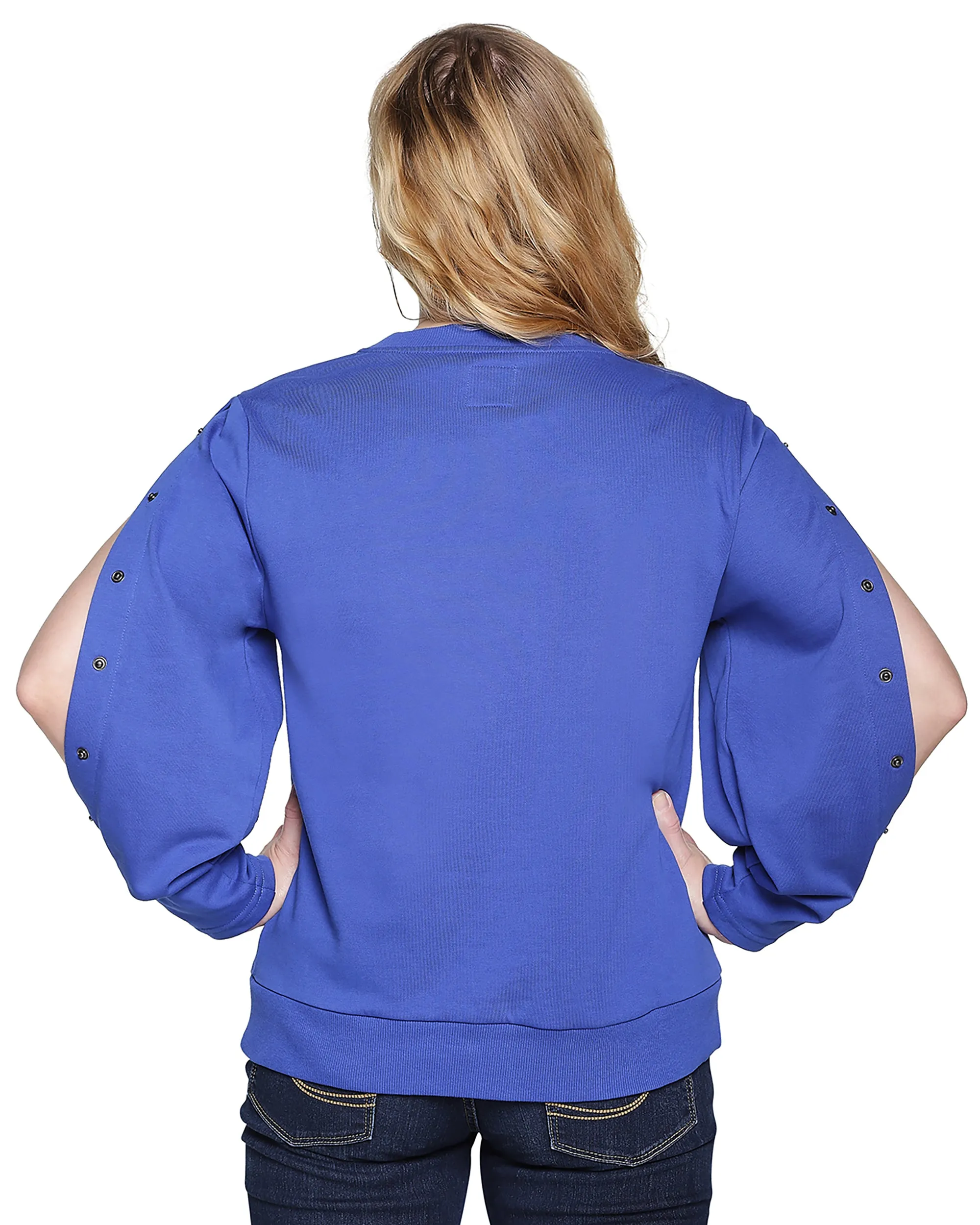 Dialysis Shirts for Women with Easy Arm Port Access Makes Best Dialysis Patient Gift Royal Blue