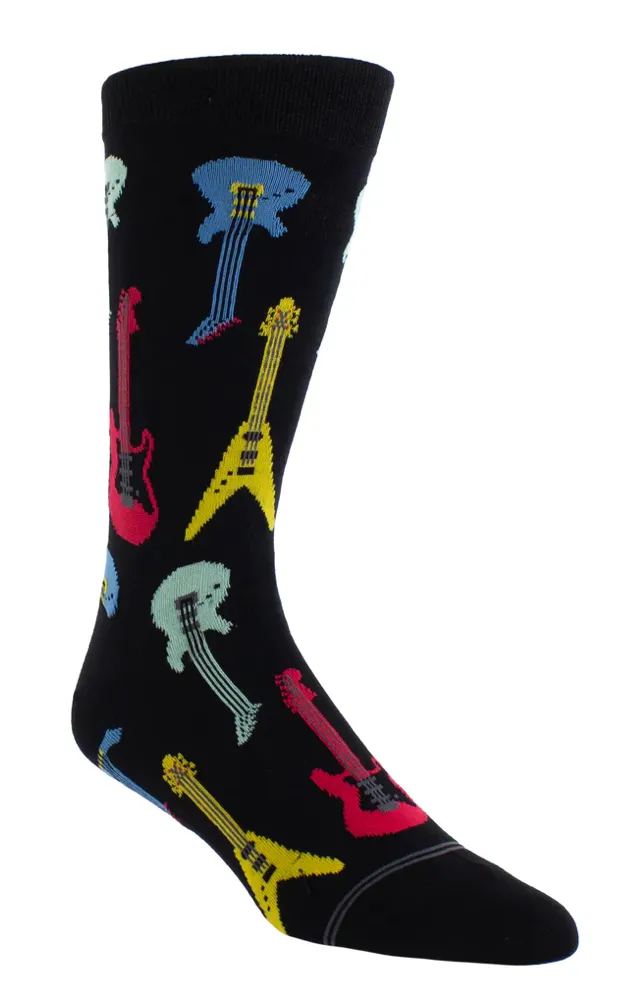 Electric Guitar Crew Sock