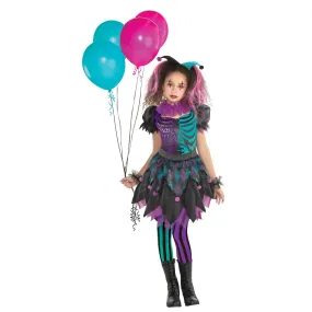 Girls Costume - Haunted Harlequin Costume