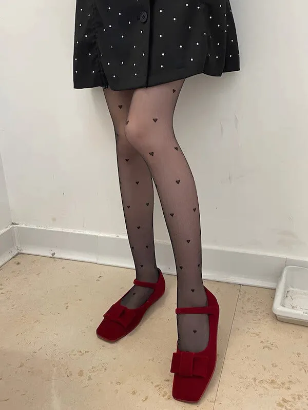 Gloomy heart 0d tights