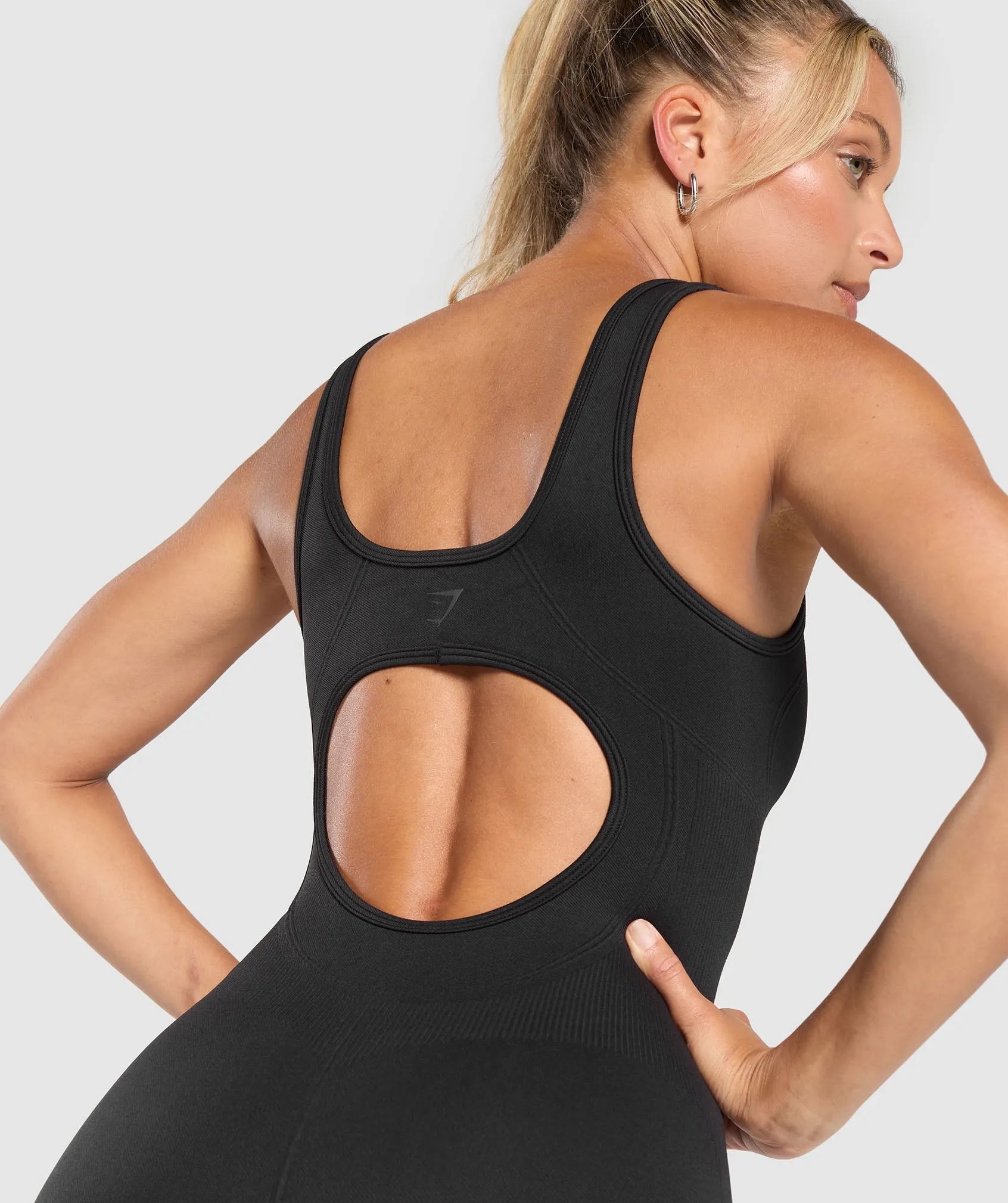 Gymshark Corset Seamless Bodysuit - Black