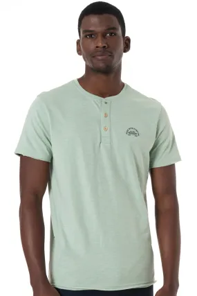 Henley T-Shirt _ 151840 _ Sage