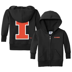 Illinois Fighting Illini Logo Infant Full-Zip Sweatshirt