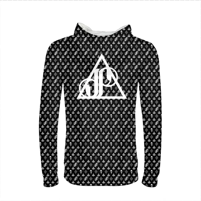 JPMonogram Black | unisex pullover hoodie