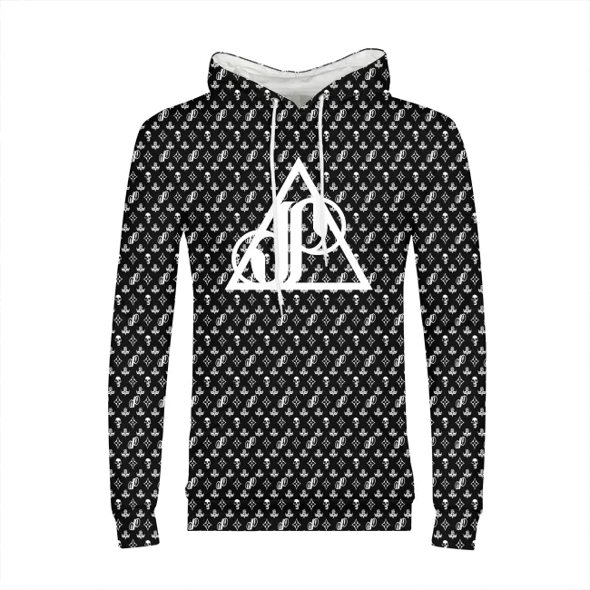 JPMonogram Black | unisex pullover hoodie