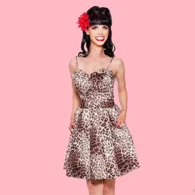 Kinny & Howie Samma Leopard Print Swing Dress