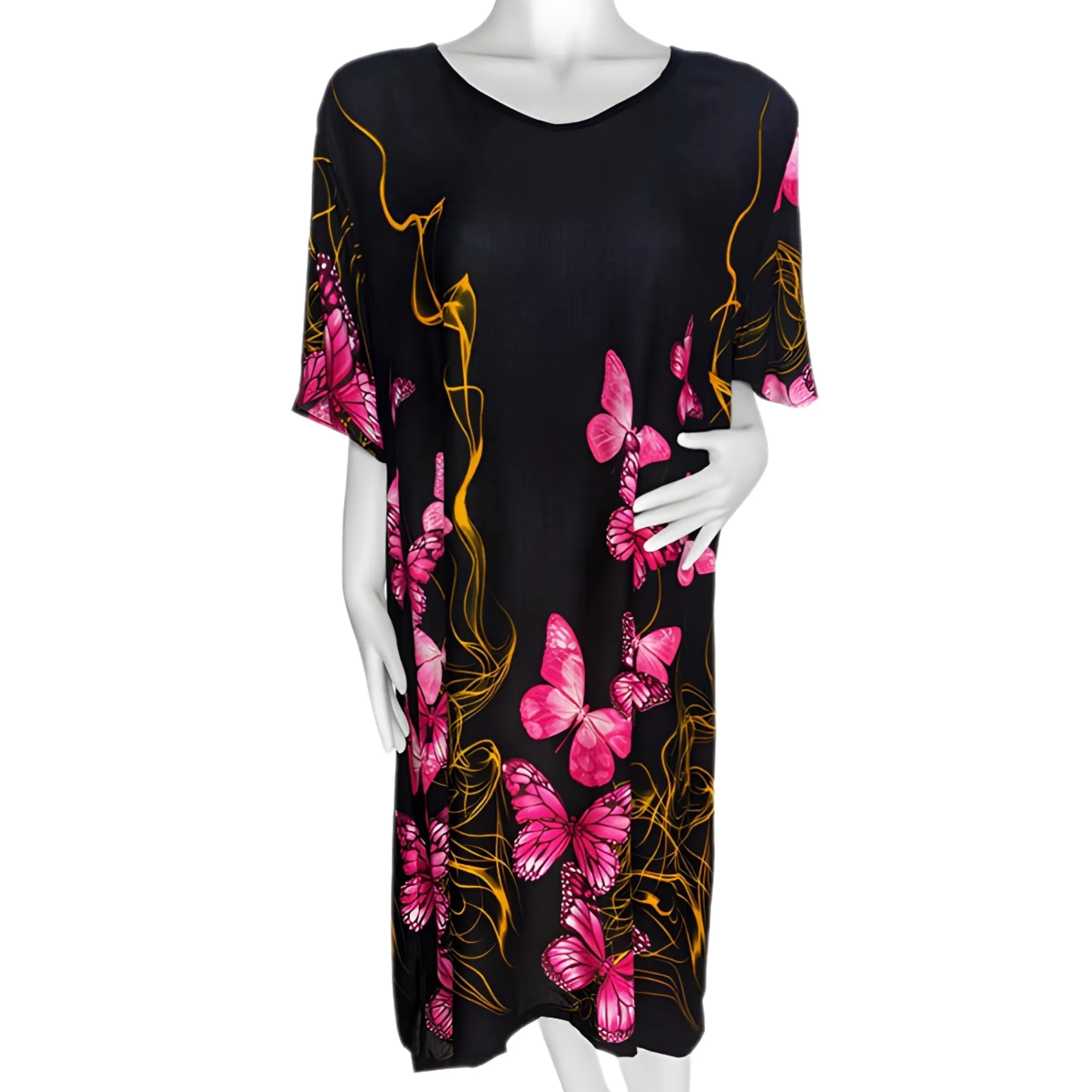 Kyra Cotton Tunic/ Kaftan dress free size