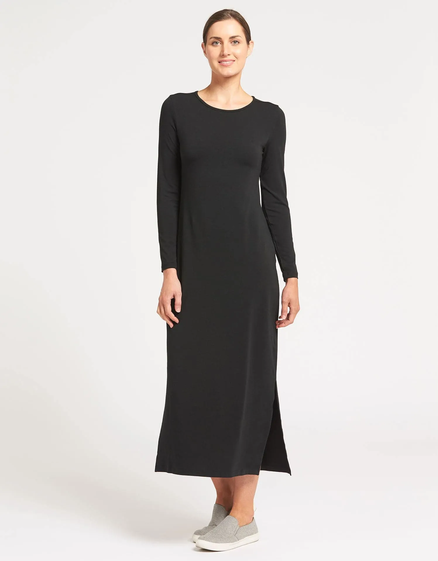 Long Sleeve Maxi Dress UPF 50  Sensitive Collection