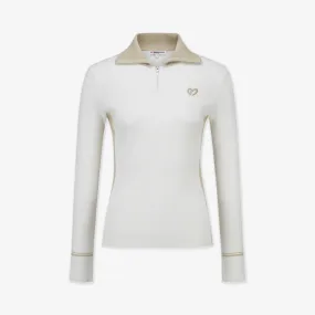 Master Bunny Edition Women Zip Top- White