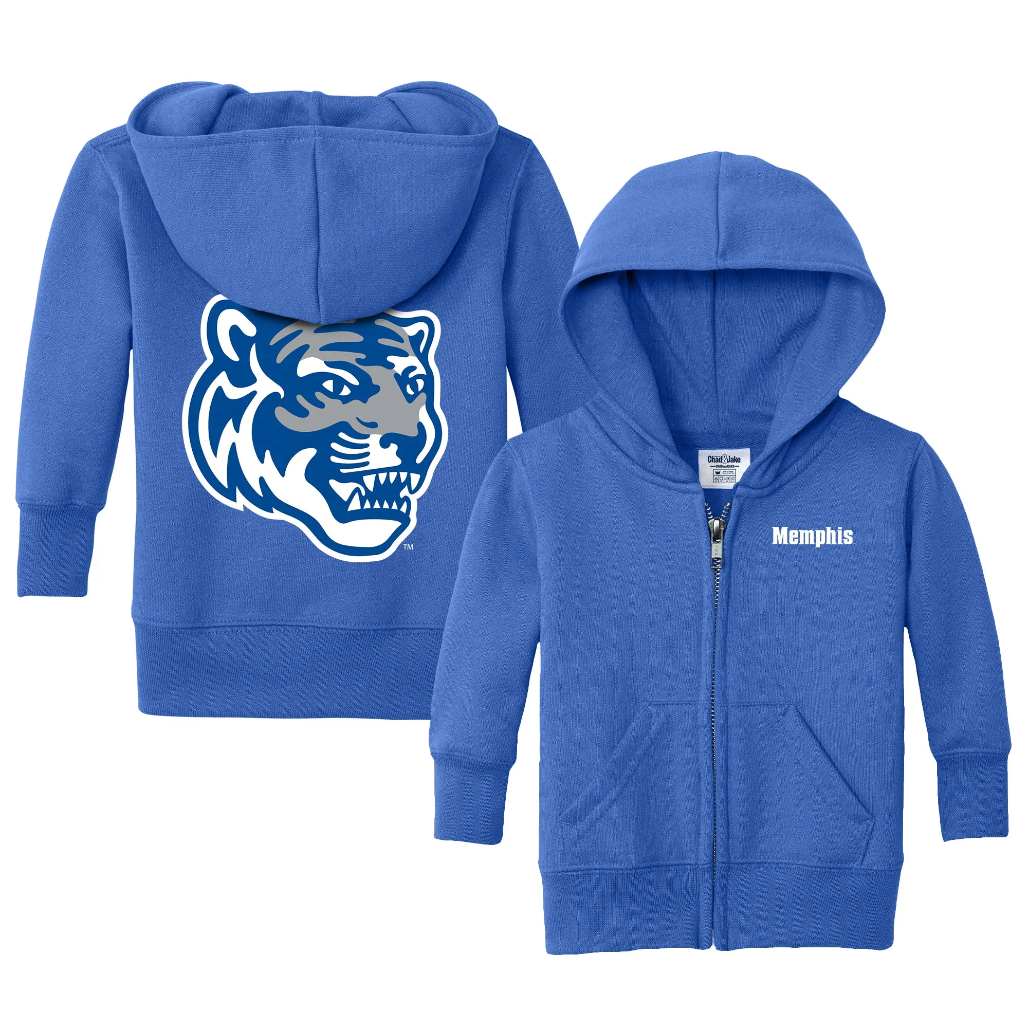 Memphis Tigers Logo Infant Full-Zip Sweatshirt