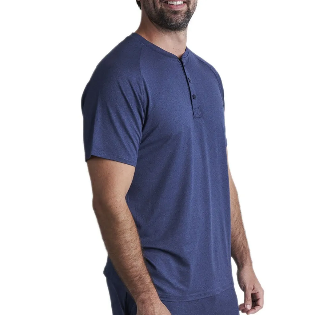 Men's Lounge Henley Shirt - CLOSEOUT