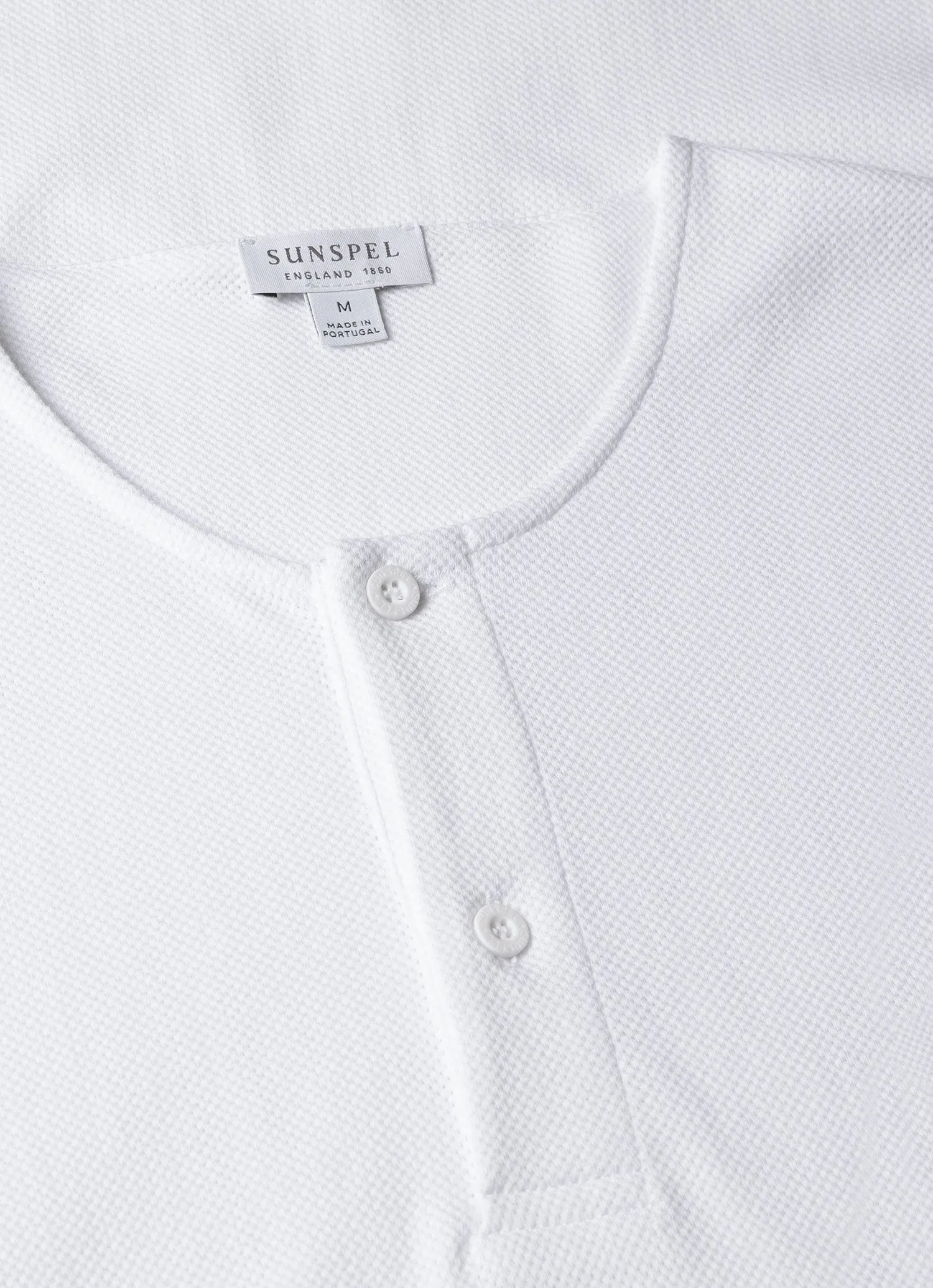 Men's Riviera Henley in White