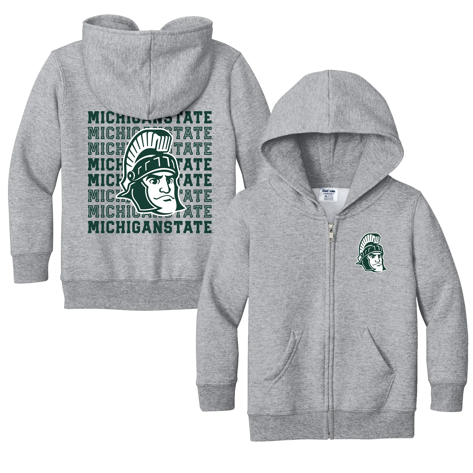 Michigan State Spartans Retro Toddler Full-Zip Sweatshirt