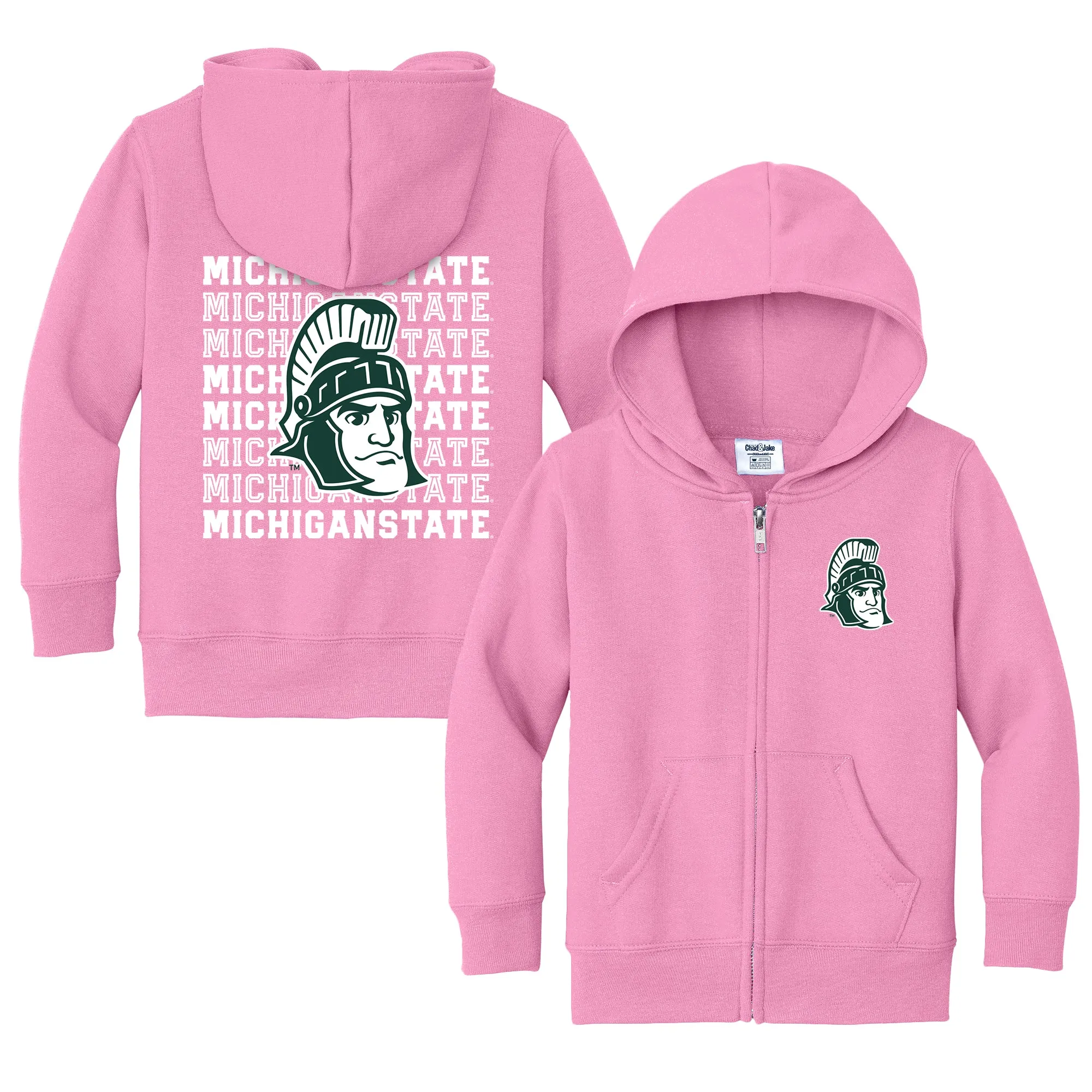 Michigan State Spartans Retro Toddler Full-Zip Sweatshirt