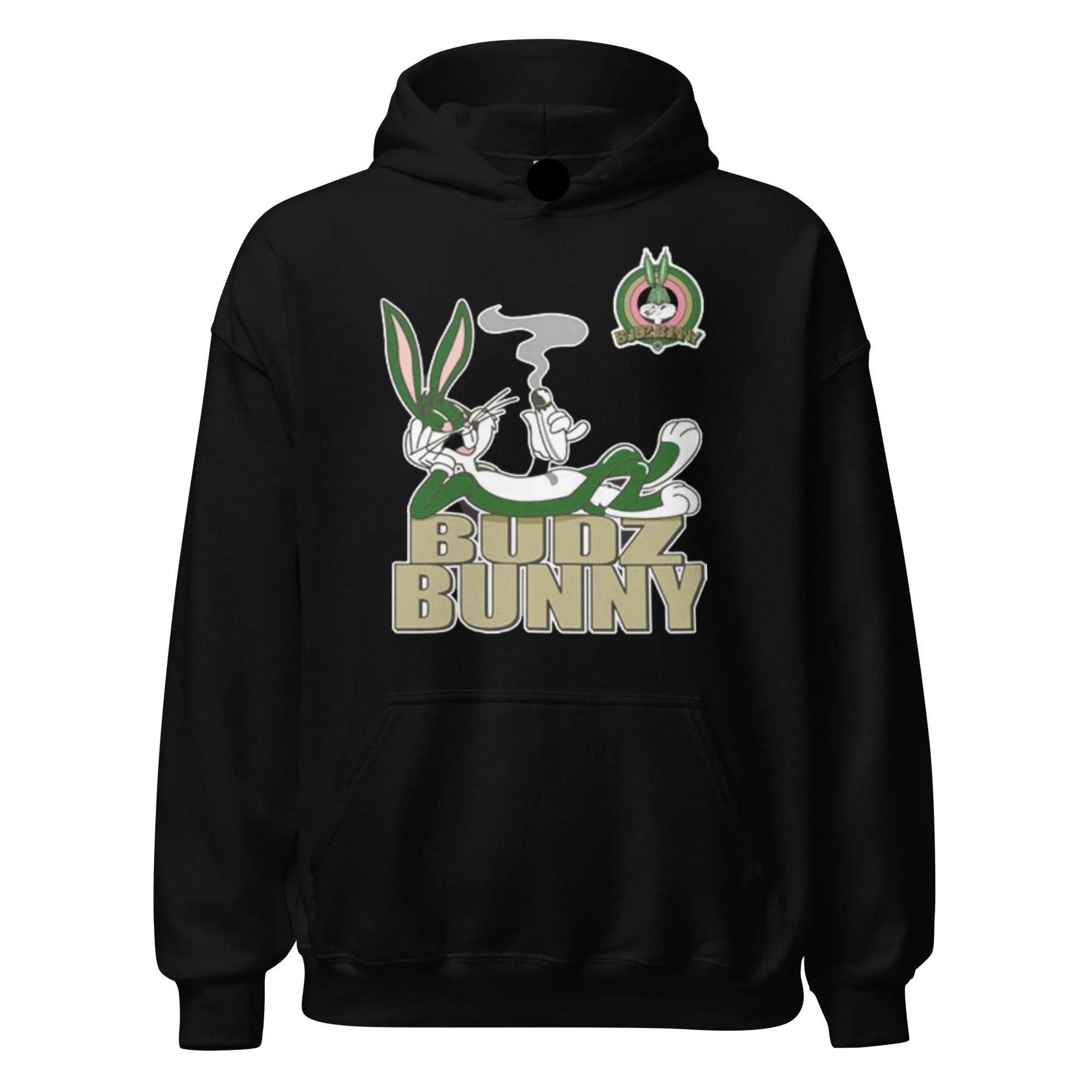 Midweight Hoodie Blended Cotton Ultra Soft Budz Bunny Unisex Pullover