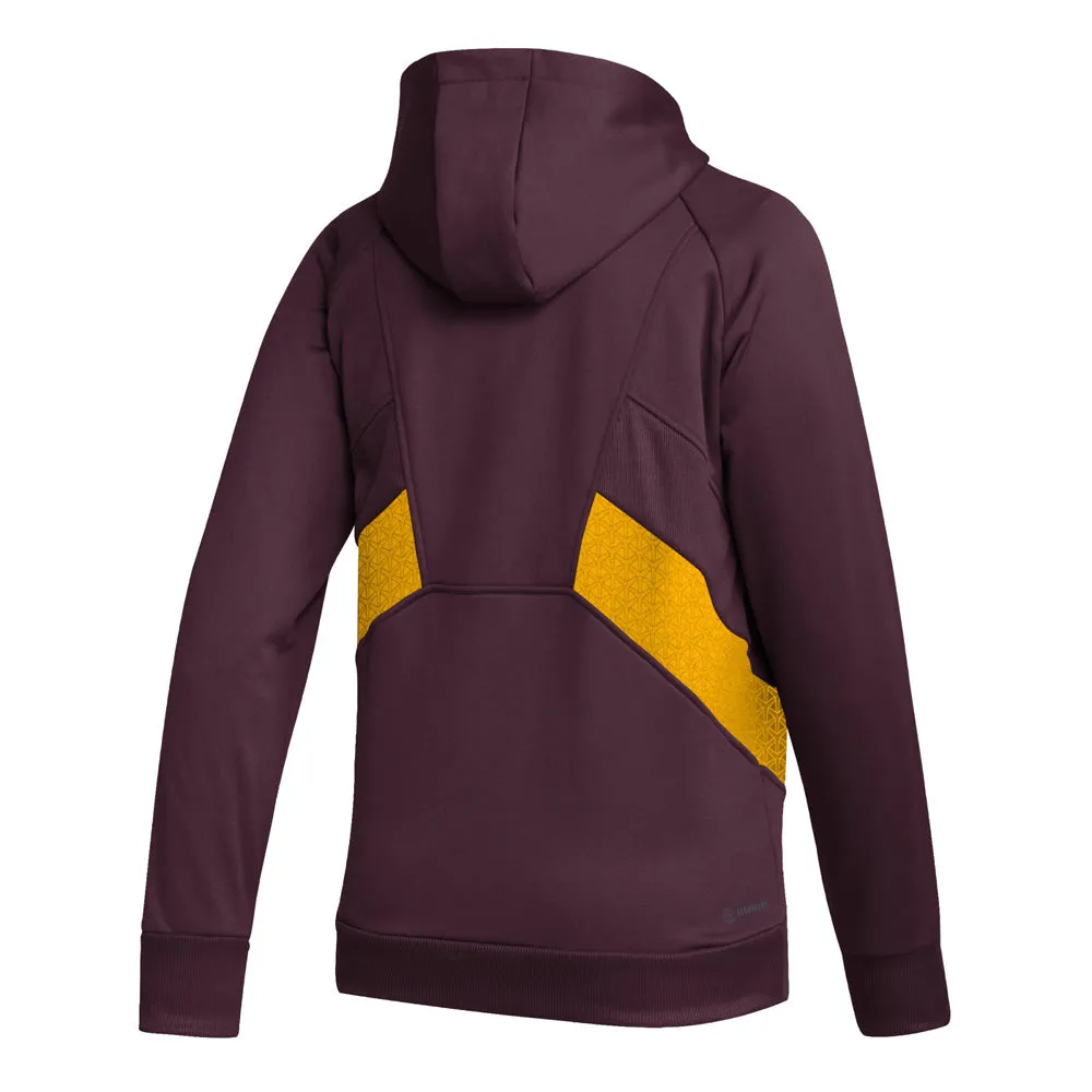 NCAA Arizona State Sun Devils adidas 2023 Travel Pullover Hoodie