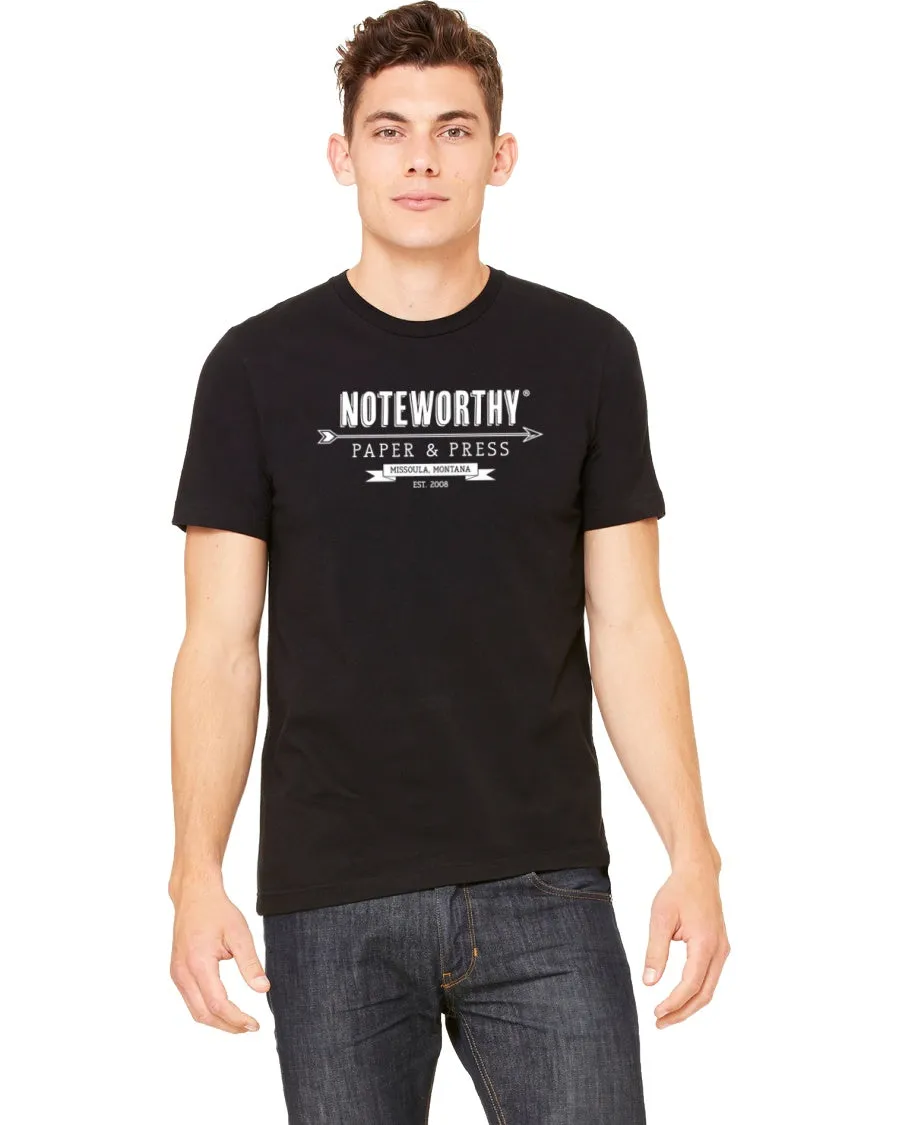 Noteworthy Logo T-Shirt, Black