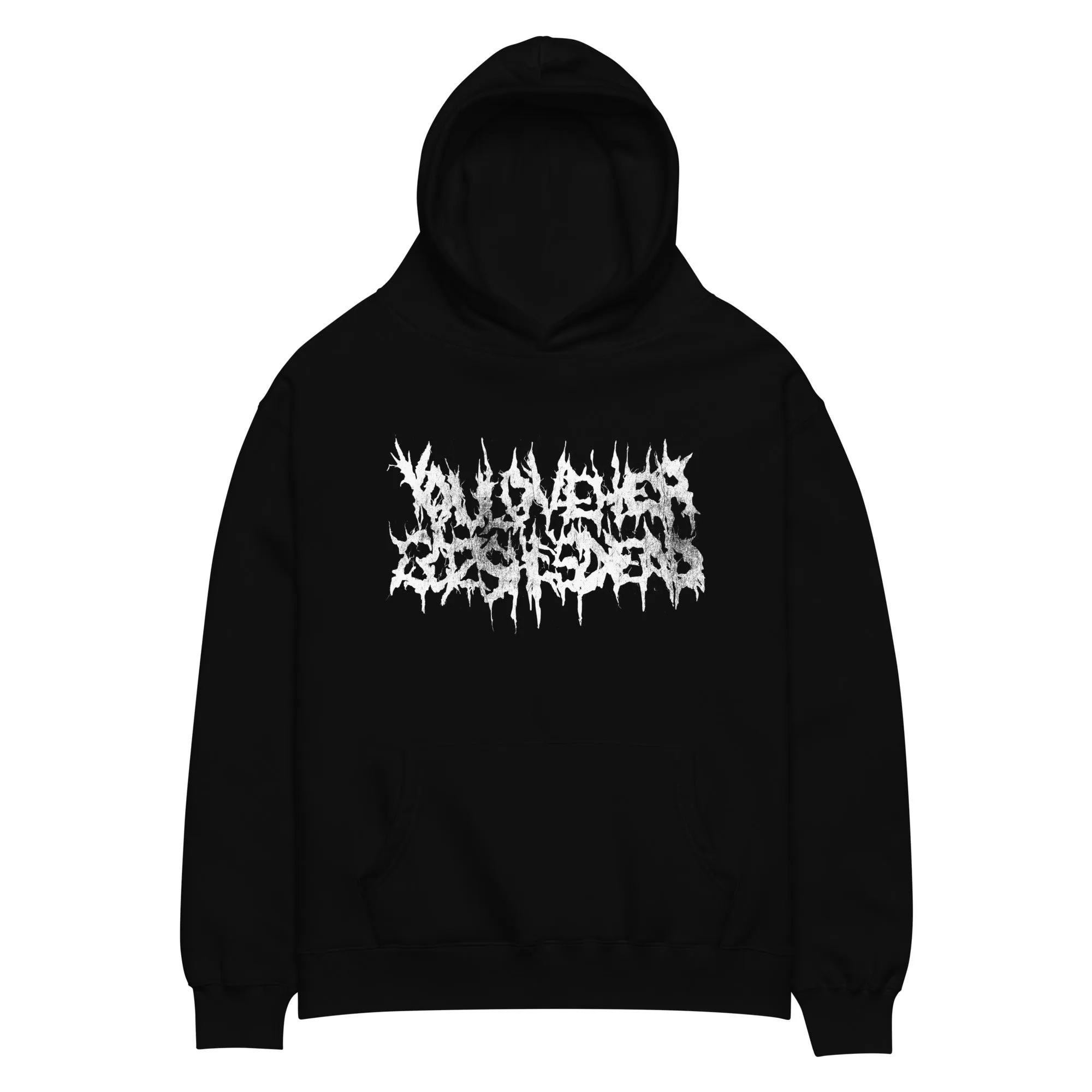 Oversized YLHCSD DEATH METAL LOGO Unisex Hoodie