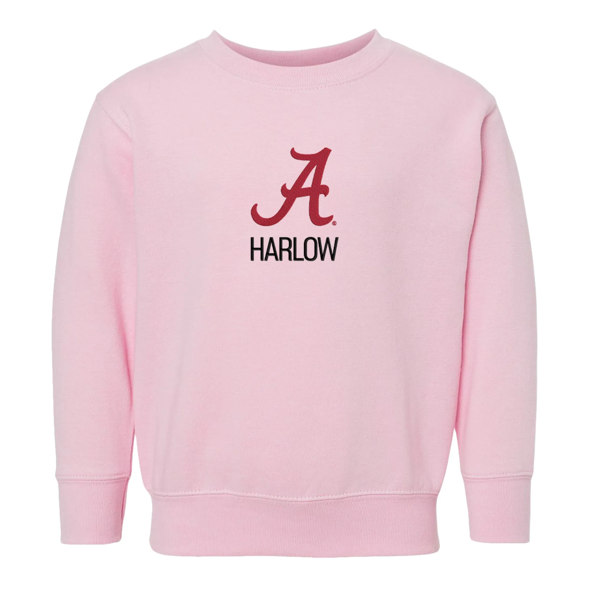 Personalized Alabama Crimson Tide Toddler Crewneck Sweatshirt