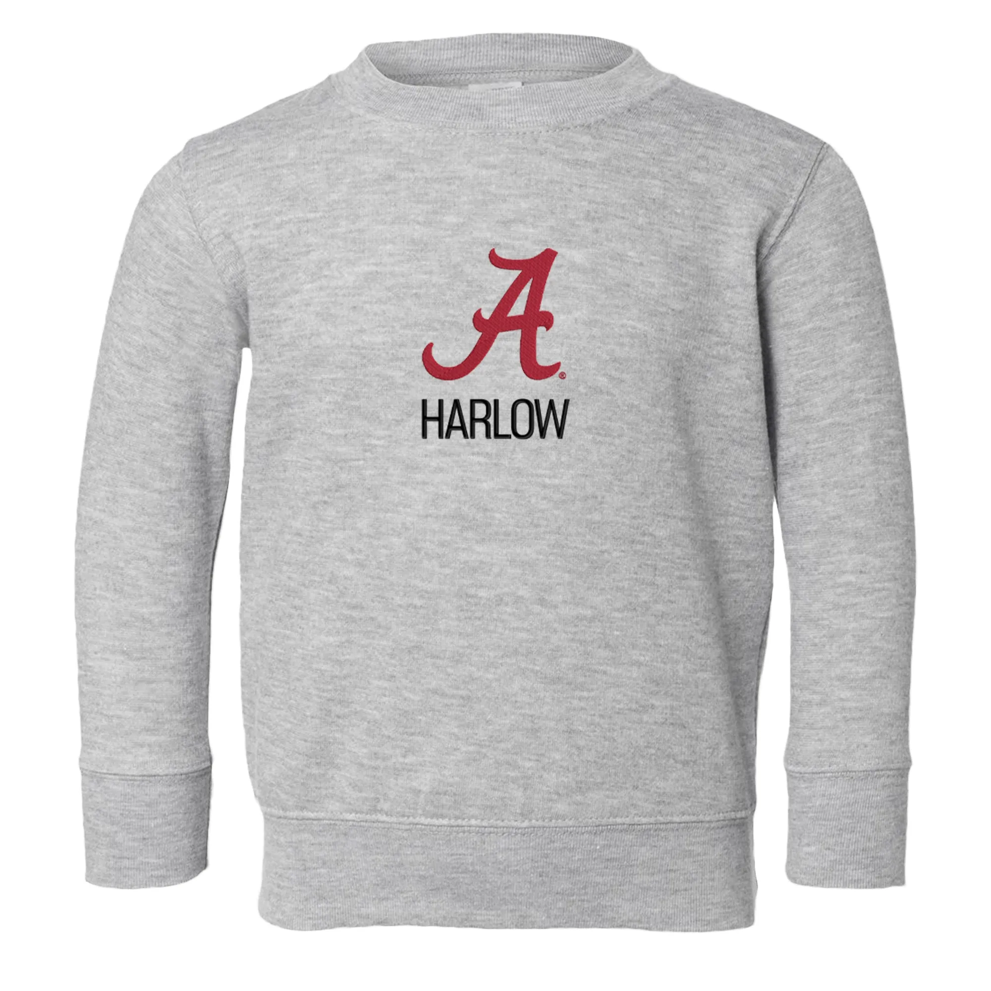 Personalized Alabama Crimson Tide Toddler Crewneck Sweatshirt