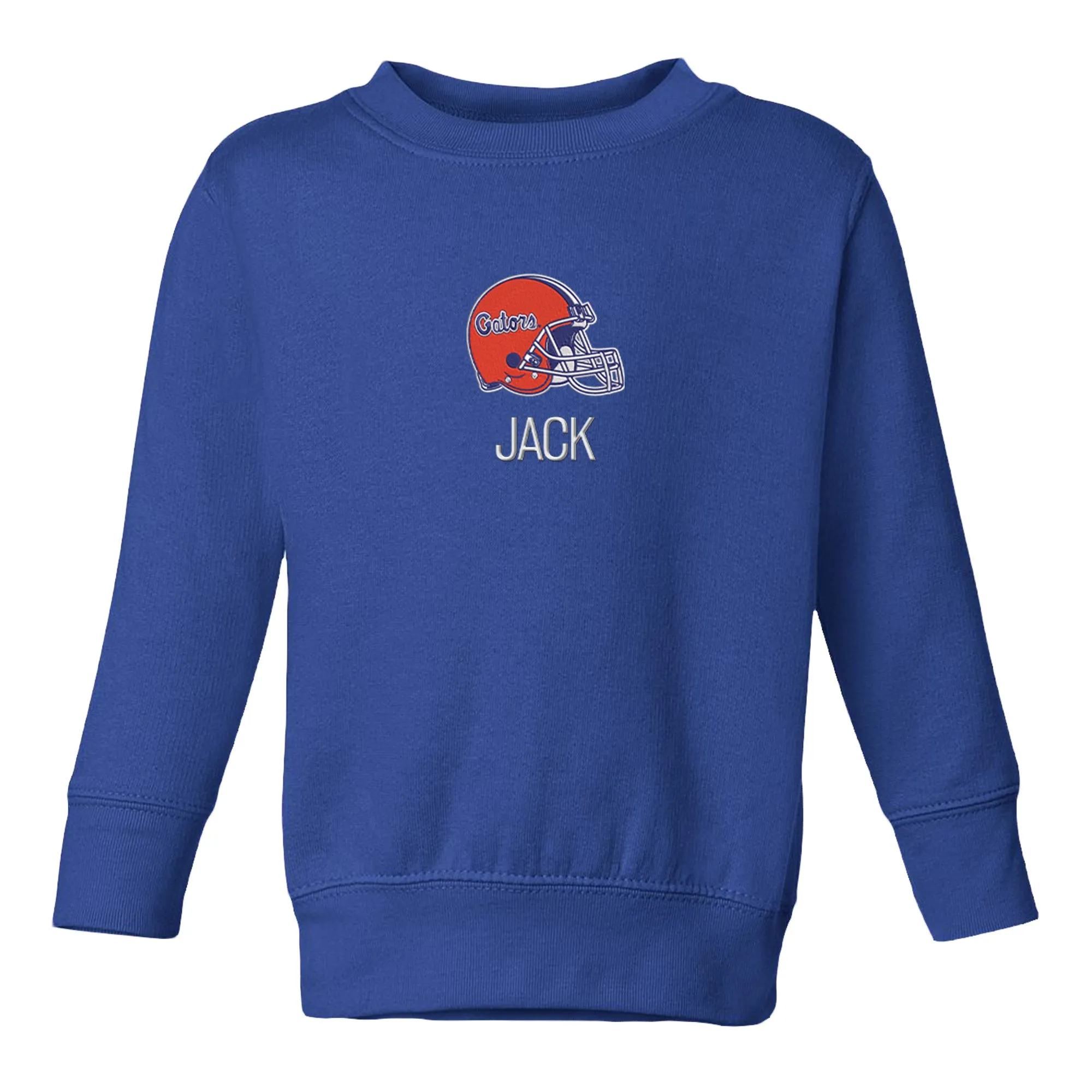 Personalized Florida Gators Helmet Toddler Crewneck Sweatshirt