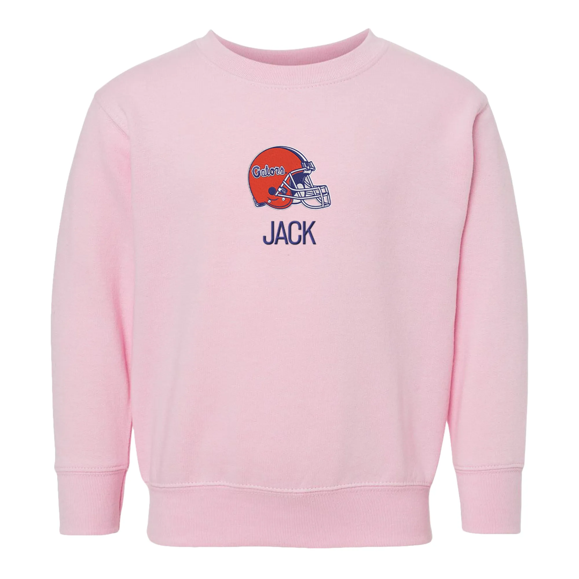 Personalized Florida Gators Helmet Toddler Crewneck Sweatshirt