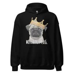 Pet Lover Hoodie The Notorious P.U.G. Unisex Softstyle MidWeight Pullover