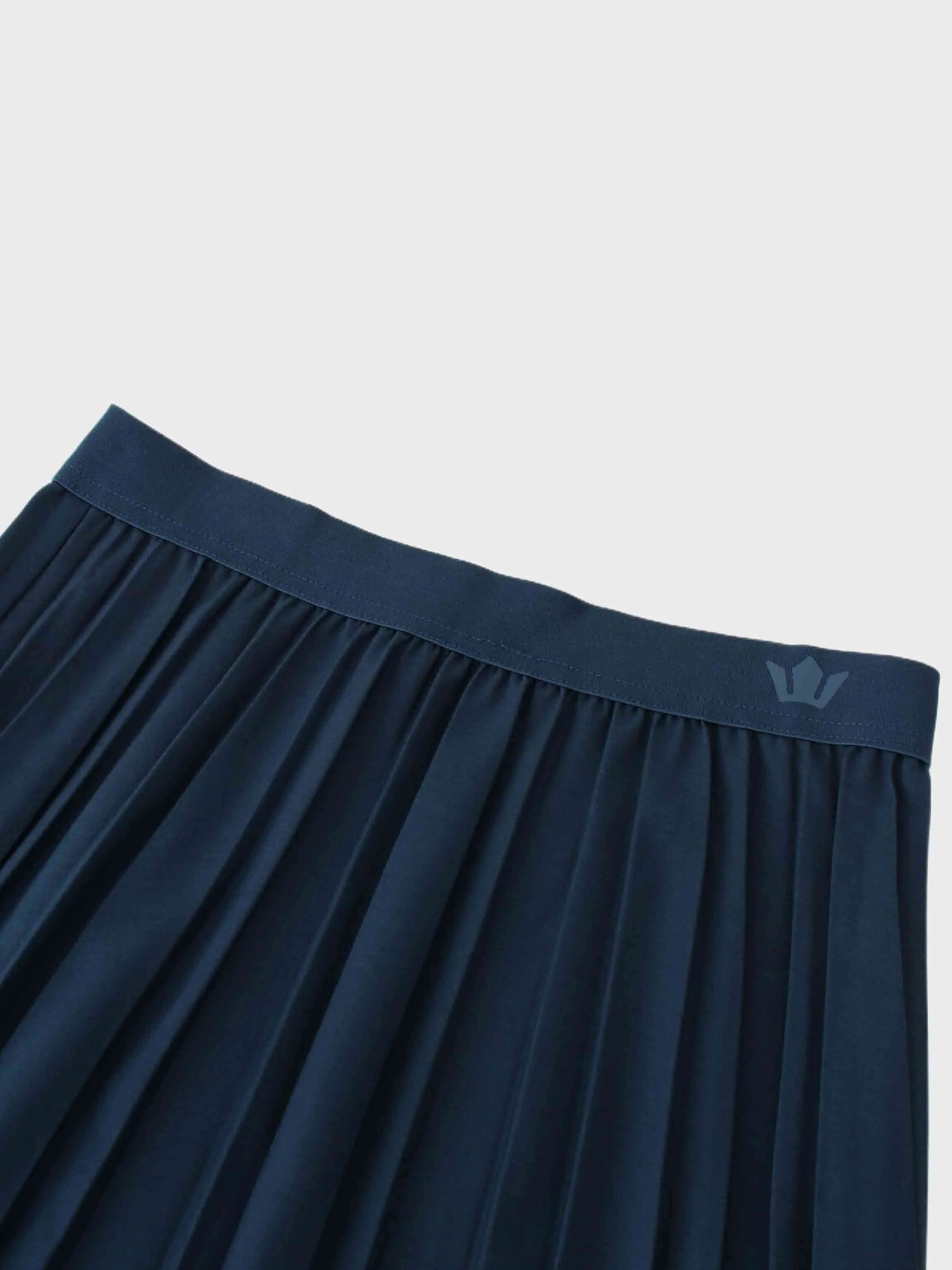 Pleated Skirt 35"-Mallard Blue