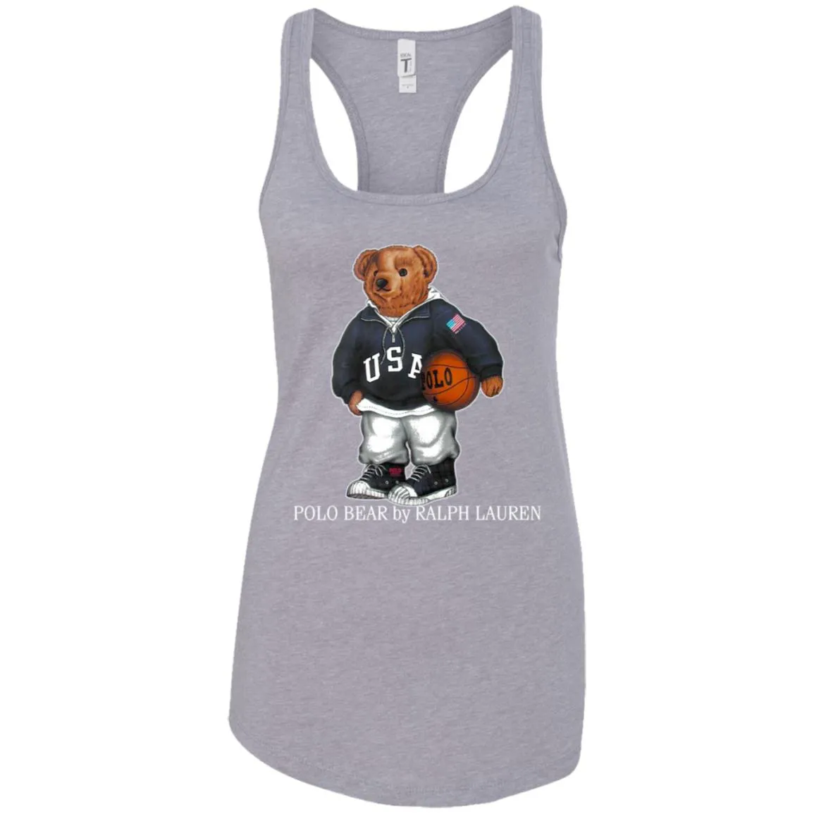 Polo Bear Ralph Lauren Shirt Women Tank Top