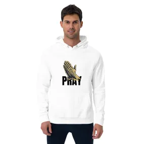 Pray Graphics Men Eco Raglan Hoodie