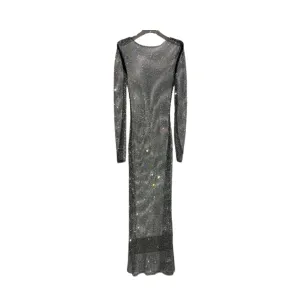 Pre Order:  Crystal Rain See-Through Maxi Dress