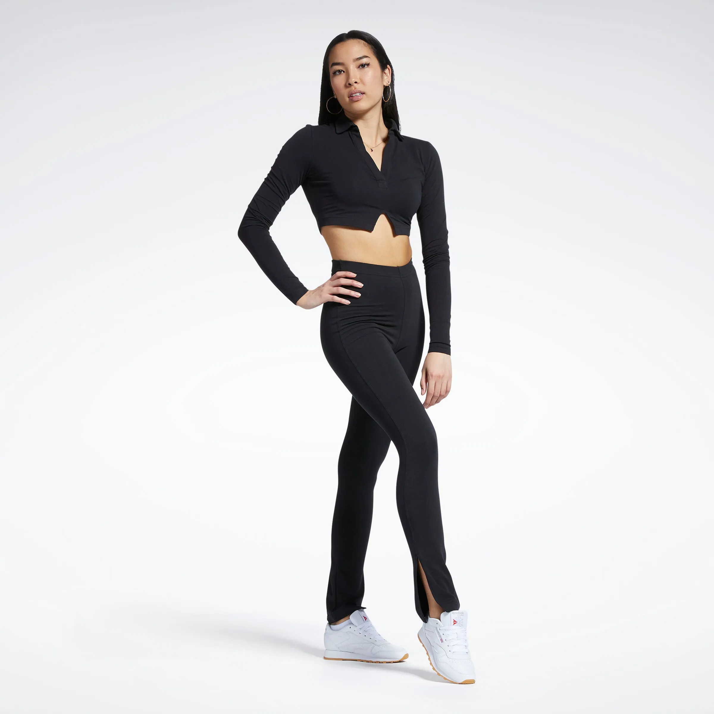 Reebok Apparel Women Classics Cotton Leggings Black