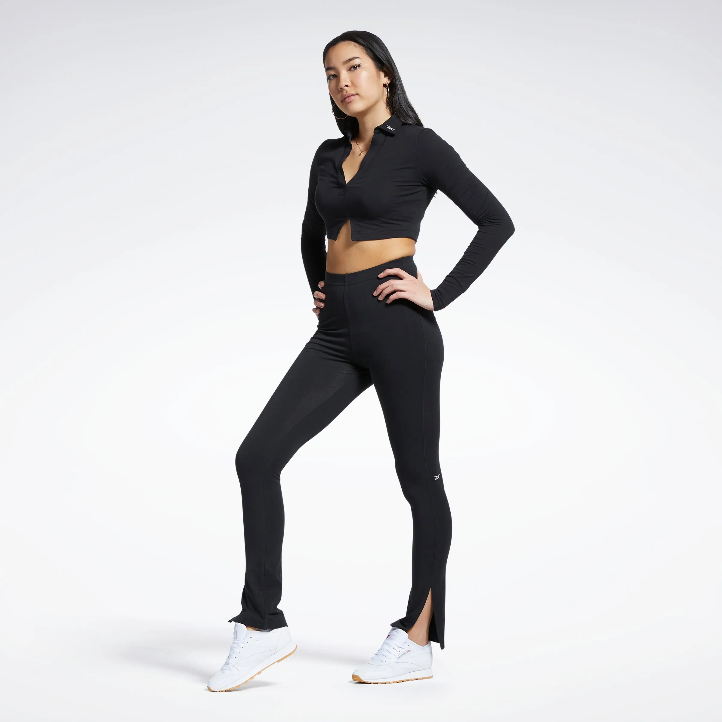 Reebok Apparel Women Classics Cotton Leggings Black