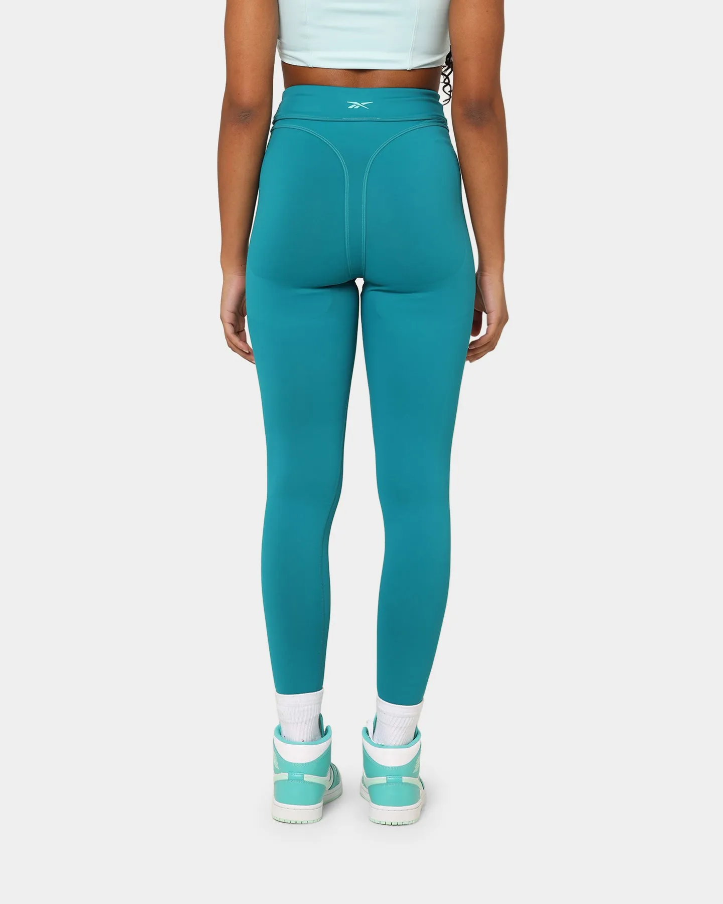 Reebok Women's Cardi B X Reebok High Rise Tights Seapoteal