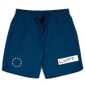 Relay Shorts - Navy / White