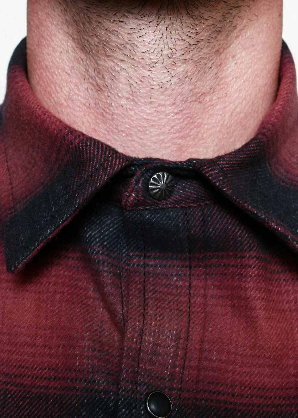 Rogue Territory Western Shirt Brick Red Plaid Shirt