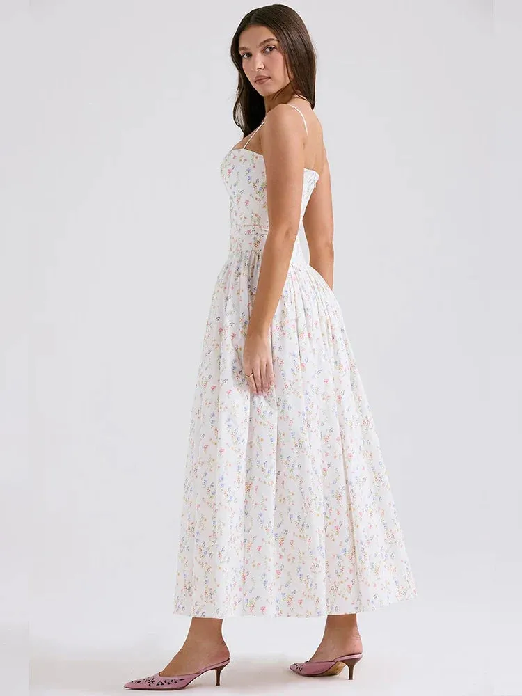 Sexy Slim Fit Floral Summer Lace Maxi Dress