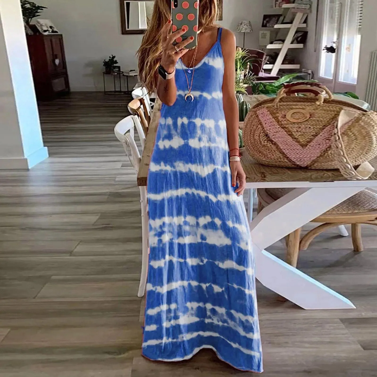 Sleeveless Casual Loose Maxi Dress