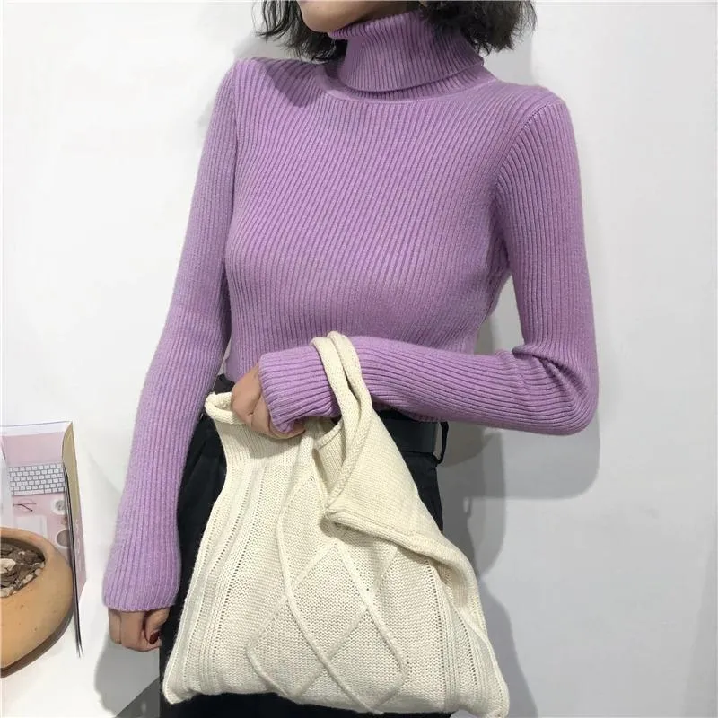 Slim Turtle Neck Pullover Sweater