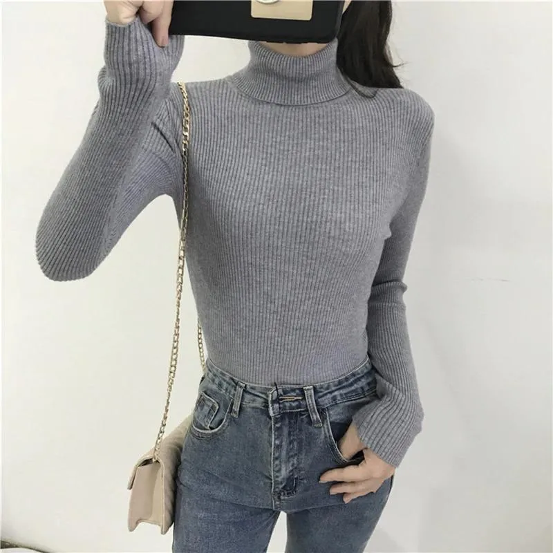 Slim Turtle Neck Pullover Sweater