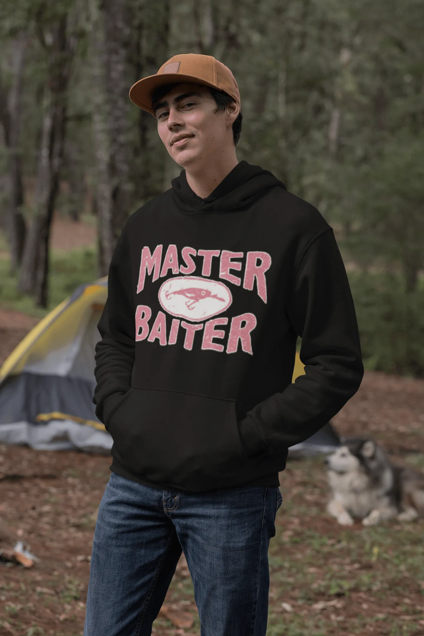 Soft Feel Midweight Hoodie Master Baiter Unisex Pullover