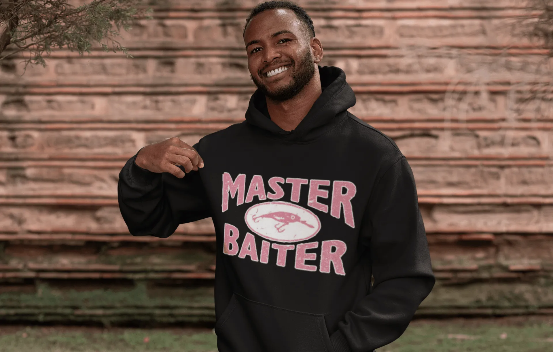 Soft Feel Midweight Hoodie Master Baiter Unisex Pullover