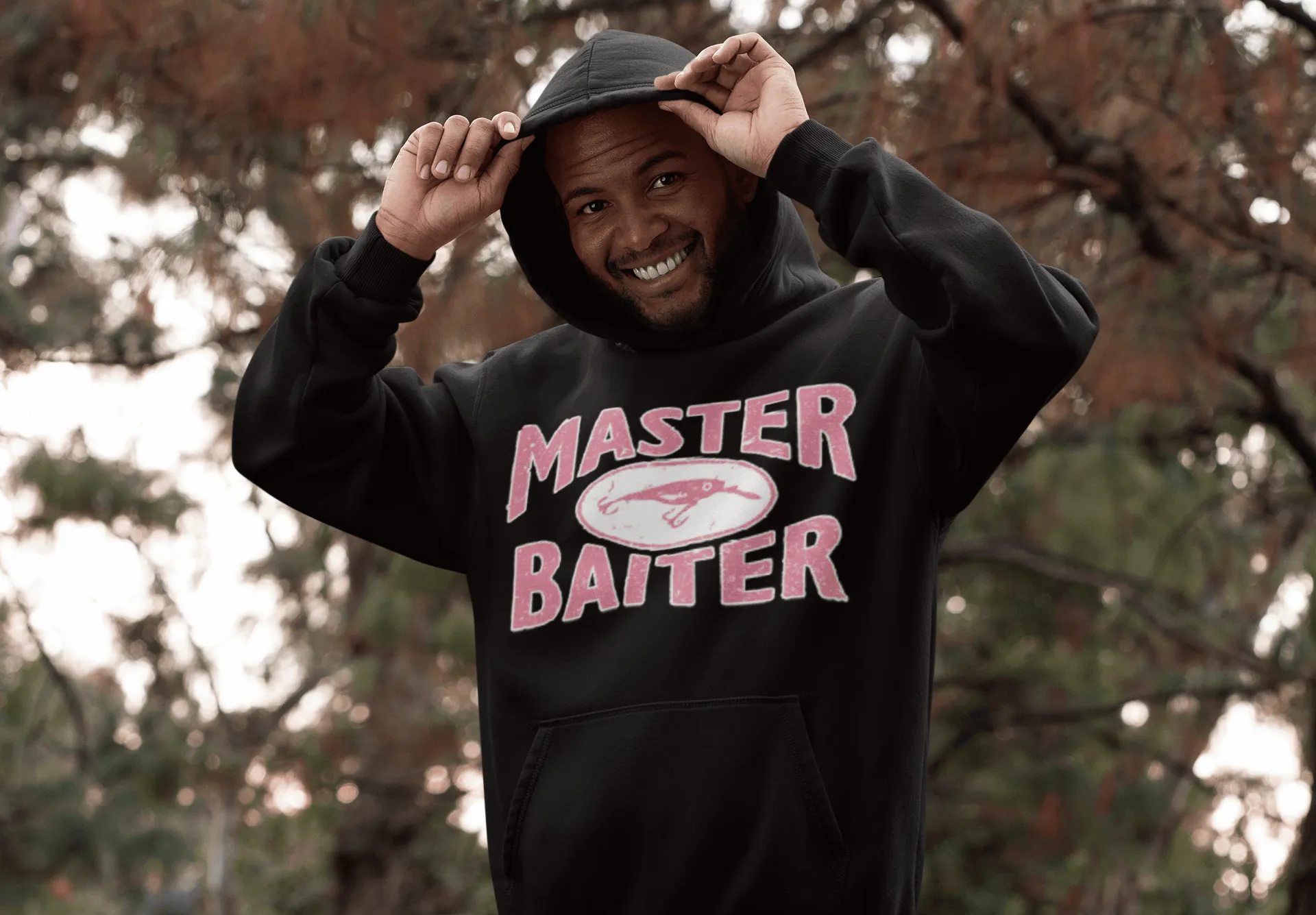 Soft Feel Midweight Hoodie Master Baiter Unisex Pullover